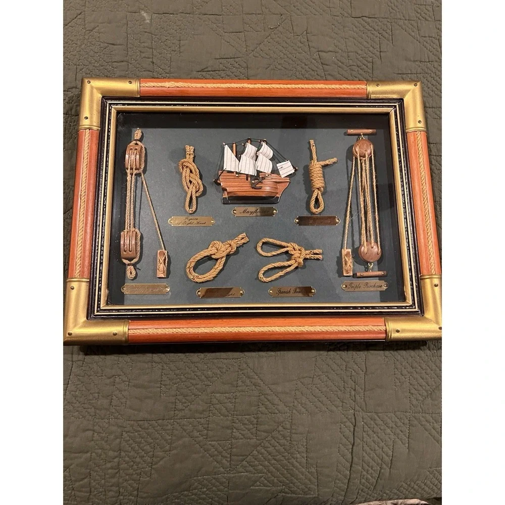 Nautical Shadow Box Frame Examples Of Knot Styles